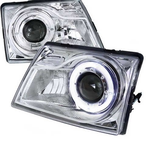 LHP-RAN98-RS Halo Projector Headlight for 98 to 00 Ford Ranger, Chrome - 9 x 12 x 14 in.