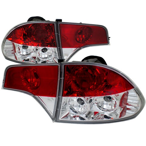 Altezza Tail Light for 06 to 08 Honda Civic- Chrome - 15 x 20 x 30 in.
