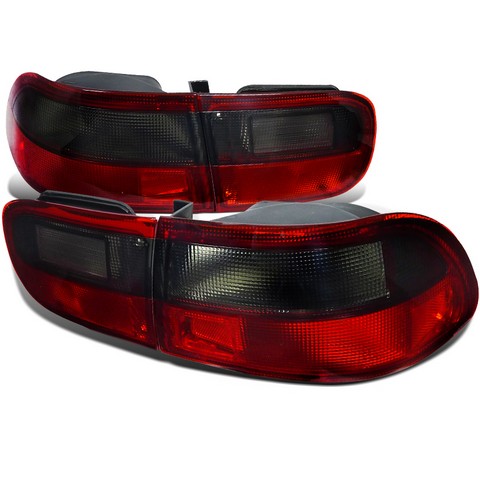 LT-CV92RG-RS Coupe & Sedan Tail Lights for 92 to 95 Honda Civic- Red & Smoke - 10 x 10 x 12 in.