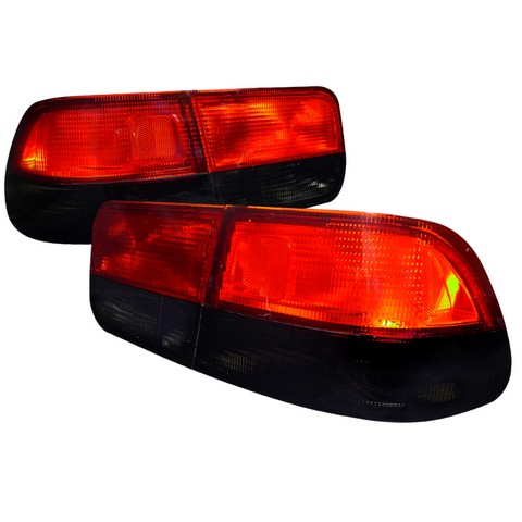 Tail Lights Red & Smoke for 96 to 00 Honda Civic, 8 x 11 x 20 in.