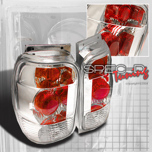Altezza Tail Lights Chrome for 98 to 01 Ford Explorer, 6 x 19 x 15 in.