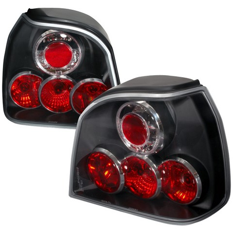 LT-GLF93JM-TM Altezza Tail Light for 93 to 98 Volkswagen Golf, Black - 12 x 16 x 18 in.