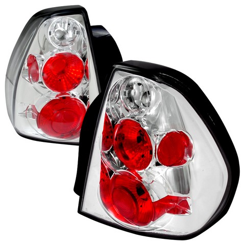 Altezza Tail Light for 04 to 06 Chevrolet Malibu- Chrome - 15 x 20 x 30 in.