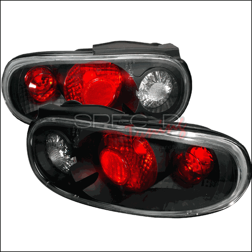 LT-MIA90JM-KS Altezza Tail Lights for 90 to 97 Mazda Miata- Black - 12 x 16 x 18 in.