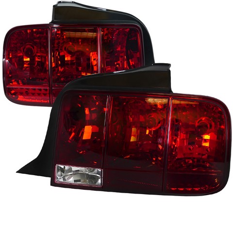 LT-MST05R-SQ-TM 05-09 Ford Mustang Sequential Tail Light for 05 to 09 Ford Mustang- Red - 12 x 14 x 22 in.