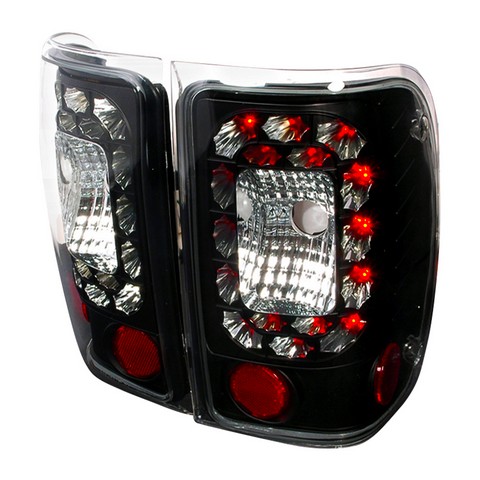 LED Tail Lights for 01 to 03 Ford Ranger- Black - 6 x 20 x 13 in.