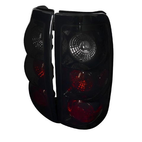 LT-SIV03BB-TM Glossy Black Housing Euro Tail Lights with Smoke for 03 to 06 Chevrolet Silverado- 8 x 12 x 18 in.