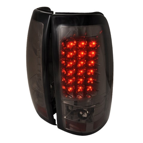 LT-SIV03GLED-TM LED Tail Lights for 03 to 06 Chevrolet Silverado- Smoke - 11 x 20 x 22 in.