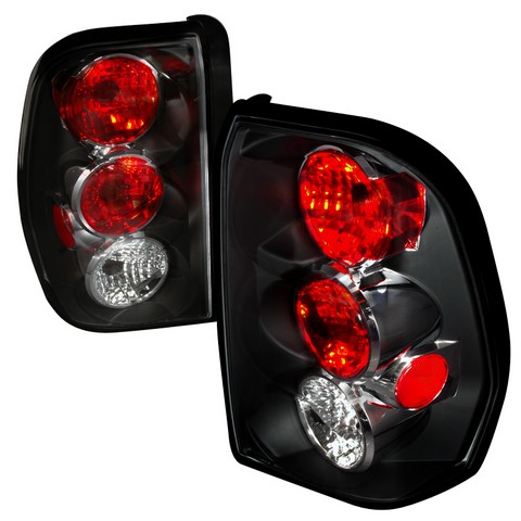 LT-TBLZ02JM-TM Altezza Tail Light for 02 to 09 Chevrolet Trailblazer, Black - 10 x 19 x 25 in.