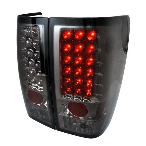LT-TIT04GLED-TM LED Tail Lights for 04 to 12 Nissan Titan- Smoke - 10 x 21 x 27 in.