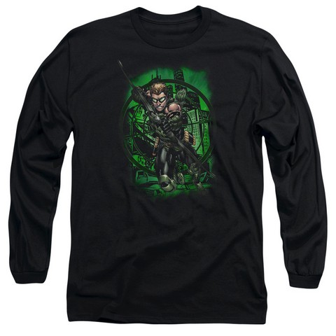 Jla-In My Sight Long Sleeve Adult 18-1 Tee- Black - Medium