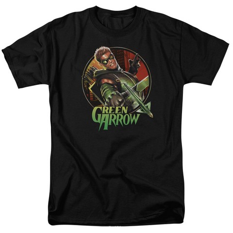 Jla-Sunset Archer Short Sleeve Adult 18-1 Tee- Black - Medium