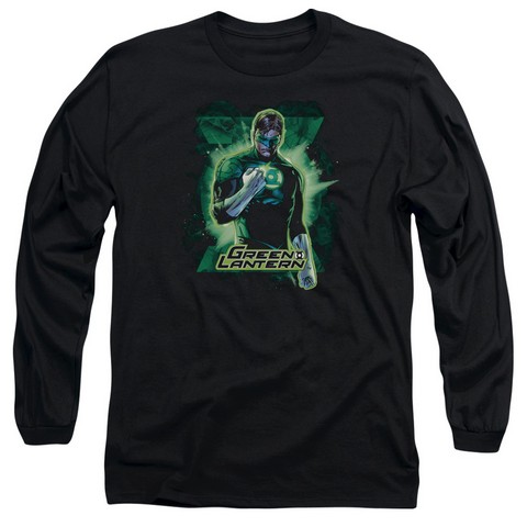 Jla-Gl Brooding Long Sleeve Adult 18-1 Tee - Black - XL