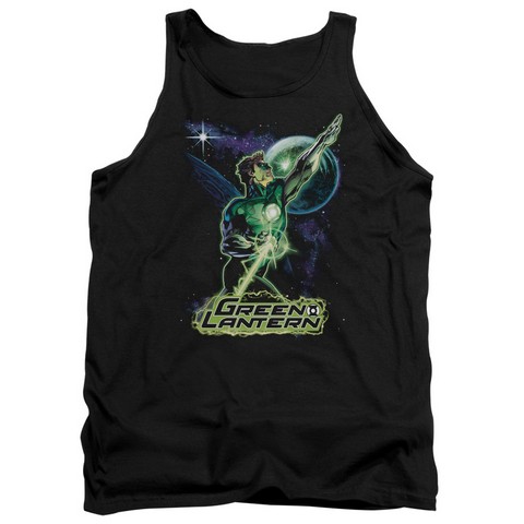 Jla-Hal Galaxy Adult Tank Top- Black - Small