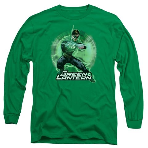 Jla-Spin Long Sleeve Adult 18-1 Tee- Kelly Green - Medium