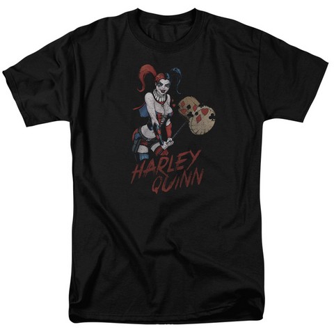 Jla-Harley Hammer Short Sleeve Adult 18-1 Tee- Black - Medium