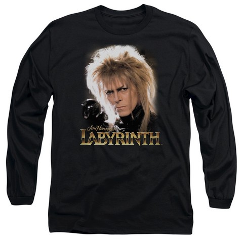 Labyrinth-Jareth Long Sleeve Adult 18-1 Tee- Black - XL