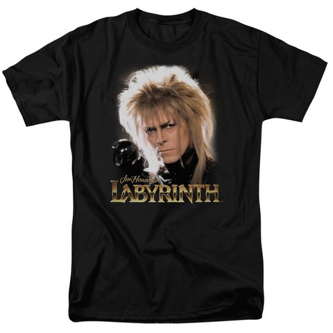 Labyrinth-Jareth Short Sleeve Adult 18-1 Tee- Black - Large
