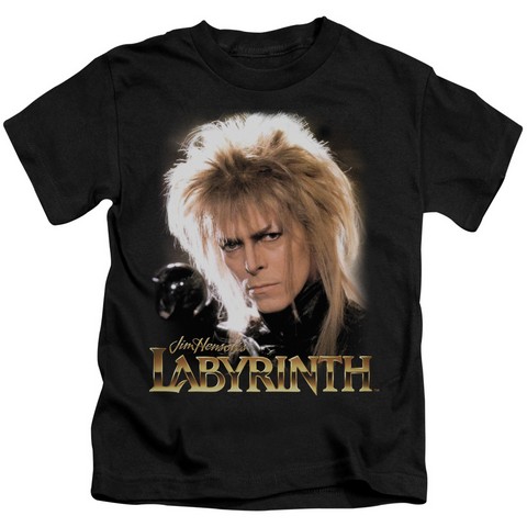 Labyrinth-Jareth Short Sleeve Juvenile 18-1 Tee- Black - Small 4