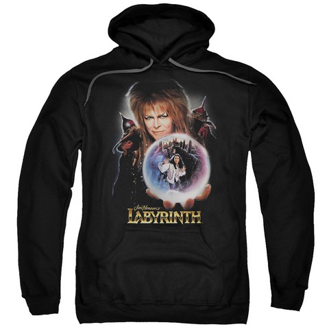 Labyrinth-I Have A Gift Adult Pull-Over Hoodie- Black - XL -  Trevco, LAB102-AFTH-4