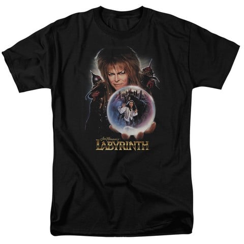 Labyrinth-I Have A Gift Short Sleeve Adult 18-1 Tee- Black - Medium