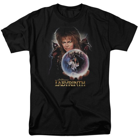 Labyrinth-I Have A Gift Short Sleeve Adult 18-1 Tee- Black - 2X