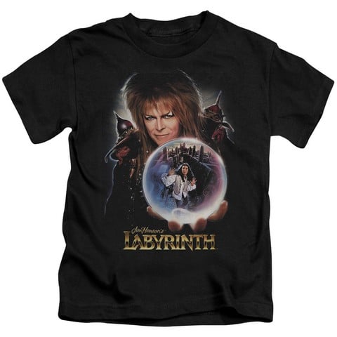 Labyrinth-I Have A Gift Short Sleeve Juvenile 18-1 Tee- Black - Medium 5-6
