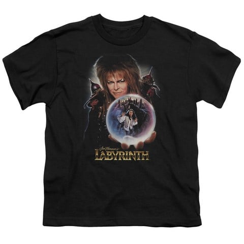 Labyrinth-I Have A Gift Short Sleeve Youth 18-1 Tee- Black - XL