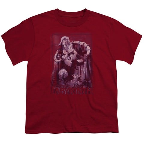 Labyrinth-Goblin Baby Short Sleeve Youth 18-1 Tee- Cardinal - Medium -  Trevco, LAB109-YT-2