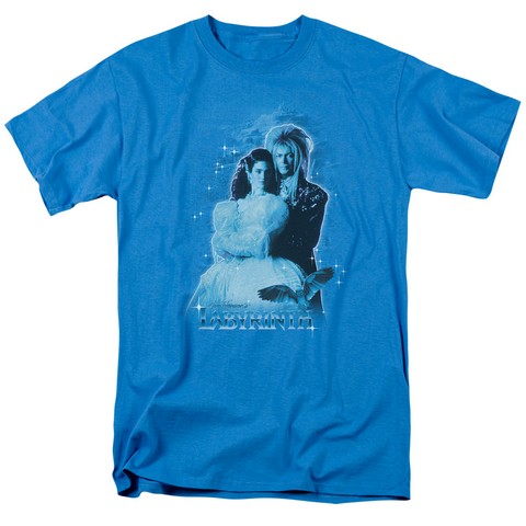 Labyrinth-Peach Dreams Short Sleeve Adult 18-1 Tee- Turquoise - Small