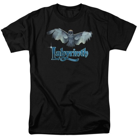 Labyrinth-Title Sequence Short Sleeve Adult 18-1 Tee- Black - Large