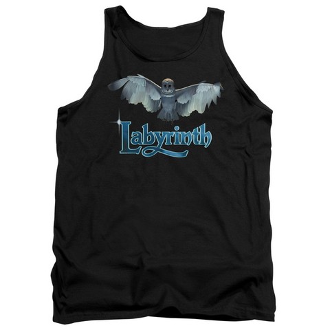 Labyrinth-Title Sequence Adult Tank Top- Black - 2X