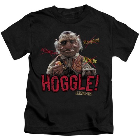 Labyrinth-Hoggle Short Sleeve Juvenile 18-1 Tee- Black - Small 4