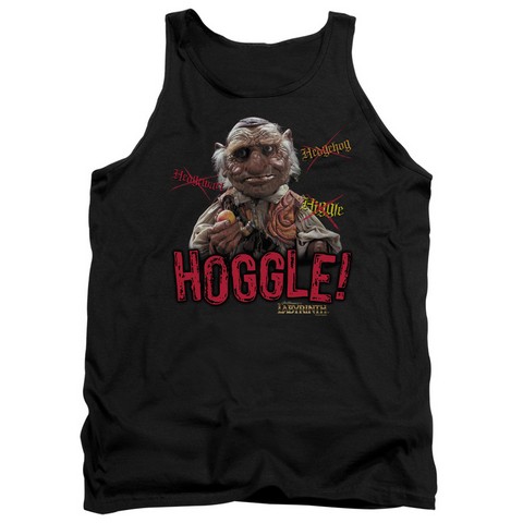 Labyrinth-Hoggle Adult Tank Top- Black - Large