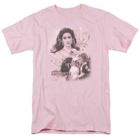 Labyrinth-Sarah Short Sleeve Adult 18-1 Tee - Pink - Large