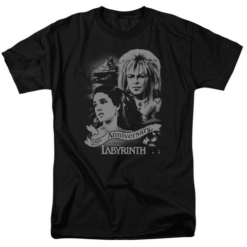 Labyrinth-Anniversary Short Sleeve Adult 18-1 Tee- Black - 2X