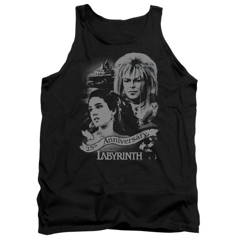 Labyrinth-Anniversary Adult Tank Top- Black - Medium