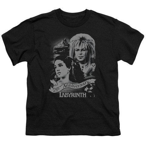 Labyrinth-Anniversary Short Sleeve Youth 18-1 Tee, Black - Large