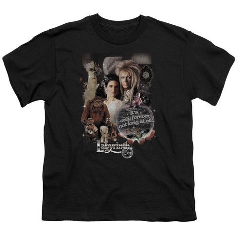 Labyrinth-25 Years Of Magic Short Sleeve Youth 18-1 Tee- Black - Medium