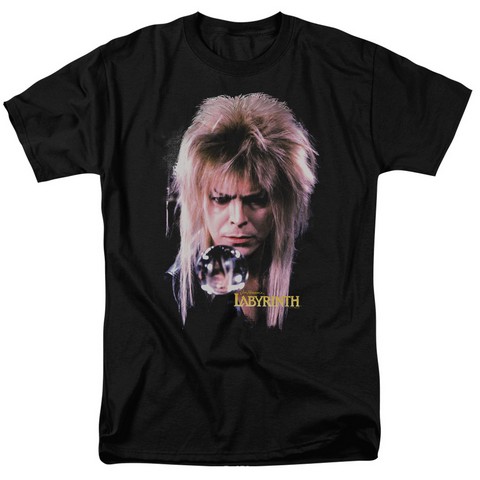 Labyrinth-Goblin King Short Sleeve Adult 18-1 Tee- Black - 2X