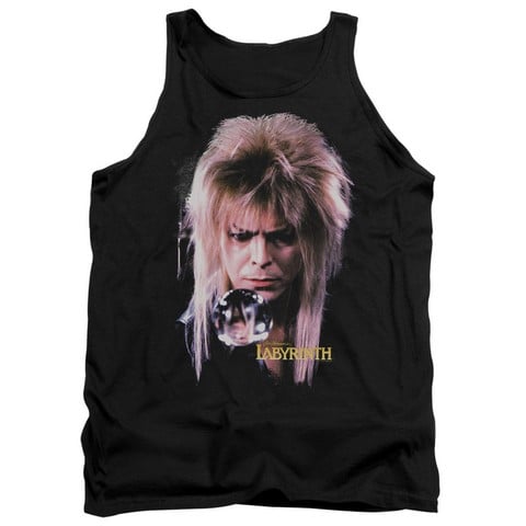 Labyrinth-Goblin King Adult Tank Top- Black - Large
