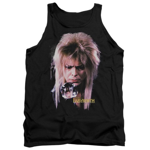 Labyrinth-Goblin King Adult Tank Top- Black - 2X