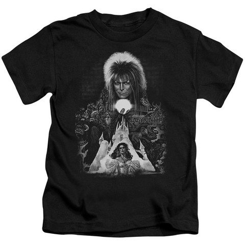 Labyrinth-Castle Short Sleeve Juvenile 18-1 Tee- Black - Large 7