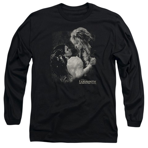Labyrinth-Dream Dance Long Sleeve Adult 18-1 Tee- Black - XL