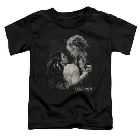 Labyrinth-Dream Dance Short Sleeve Toddler Tee- Black - Large 4T
