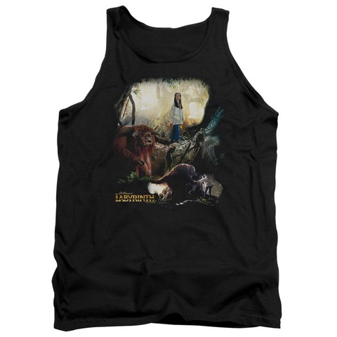 Labyrinth-Sarah & Ludo Adult Tank Top - Black - Large