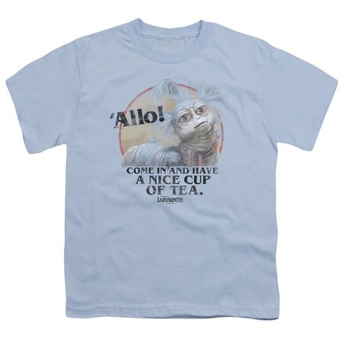 Labyrinth-Tea Short Sleeve Youth 18-1 Tee- Light Blue - XL