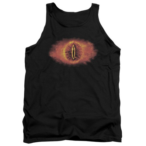 Lor-Eye Of Sauron Adult Tank Top- Black - Medium