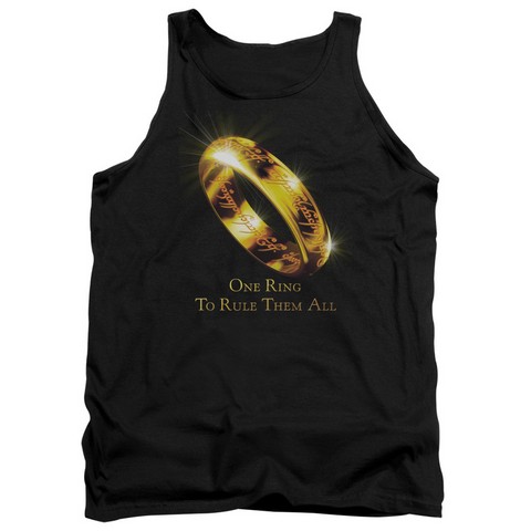 Lor-One Ring Adult Tank Top- Black - 2X