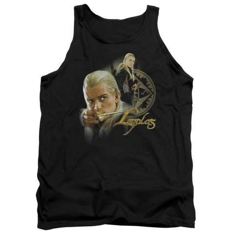 Lor-Legolas Adult Tank Top- Black - Small